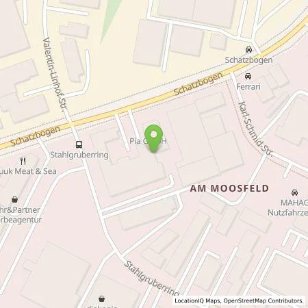 Standortübersicht der Tankstelle MA Management GmbH in 81829 München