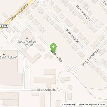 Standortübersicht der Tankstelle BAUEN+LEBEN GmbH & Co. KG (Standort Duisburg) in 47198 Duisburg