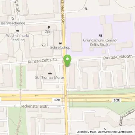 Standortübersicht der Tankstelle SWM Versorgungs GmbH in 81369 München