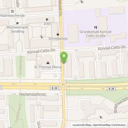 Standortübersicht der Tankstelle SWM Versorgungs GmbH in 81369 München