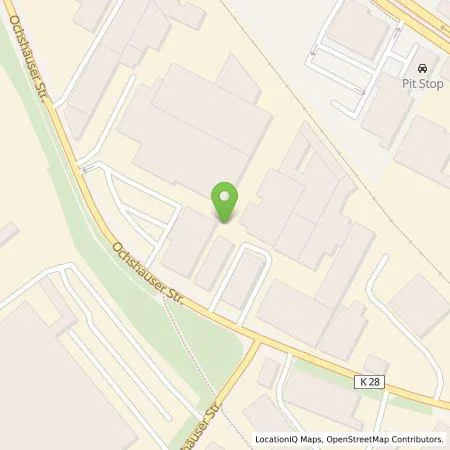 Standortübersicht der Tankstelle Glinicke Energie+Service GmbH in 34123 Kassel