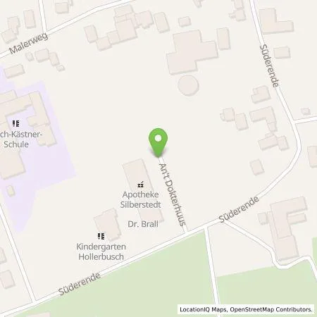 Standortübersicht der Tankstelle Stadtwerke Husum GmbH in 24887 Silberstedt