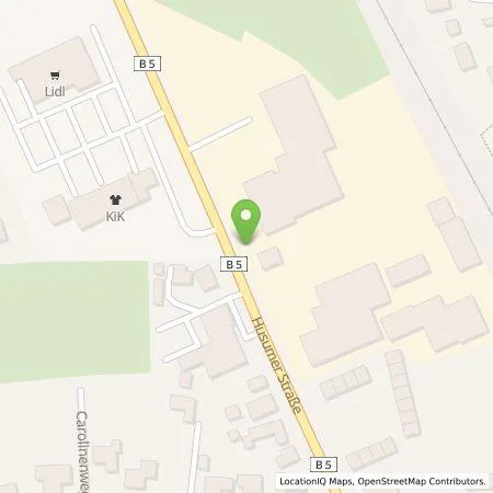 Standortübersicht der Tankstelle Stadtwerke Husum GmbH in 25821 Breklum