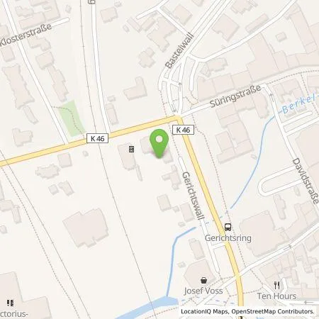 Standortübersicht der Tankstelle Westfalen AG in 48653 Coesfeld