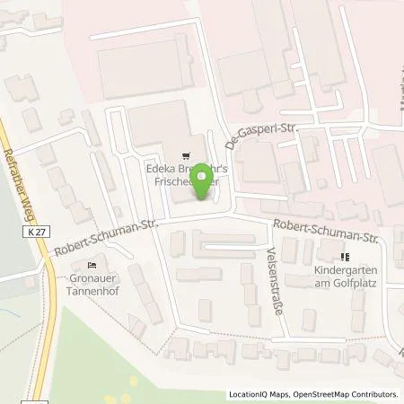 Standortübersicht der Tankstelle Johann Breidohr GmbH in 51469 Bergisch Gladbach