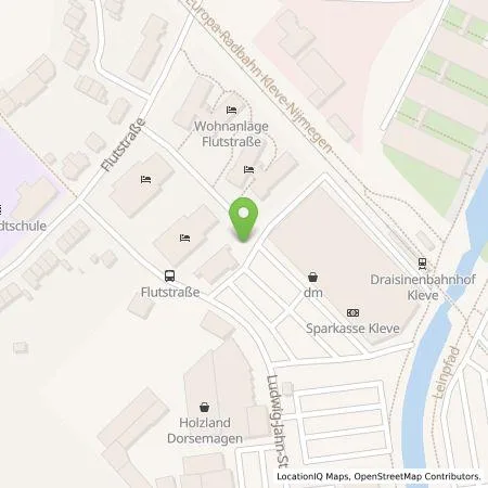 Standortübersicht der Tankstelle Frischecenter Brüggemeier GmbH, Kleve in 47533 Kleve