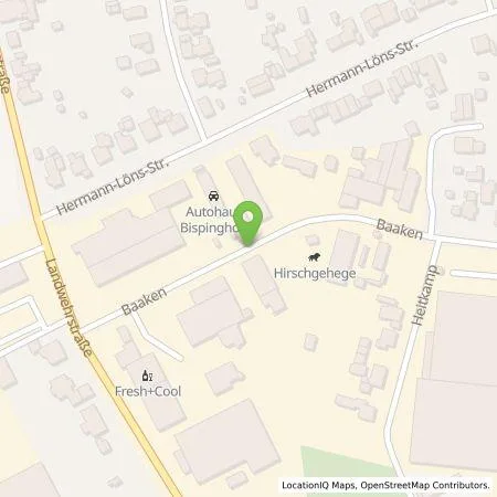 Standortübersicht der Tankstelle Westfalen AG in 59368 Werne