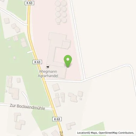 Standortübersicht der Tankstelle Westfalen AG in 32369 Rahden