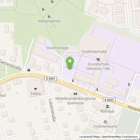 Standortübersicht der Tankstelle E.ON Drive GmbH in 16548 Glienicke/Nordbahn