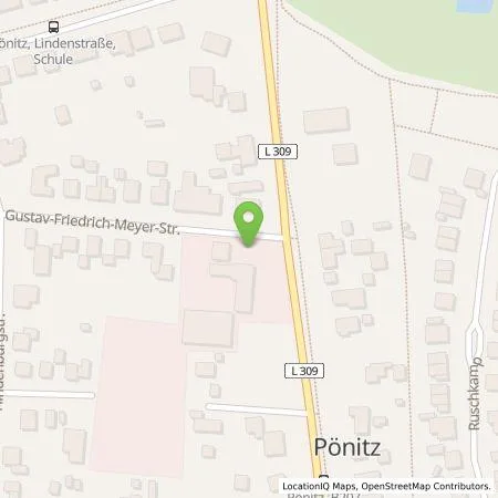 Standortübersicht der Tankstelle E.ON Drive GmbH in 23684 Pönitz