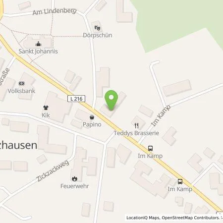 Standortübersicht der Tankstelle E.ON Drive GmbH in 21376 Salzhausen