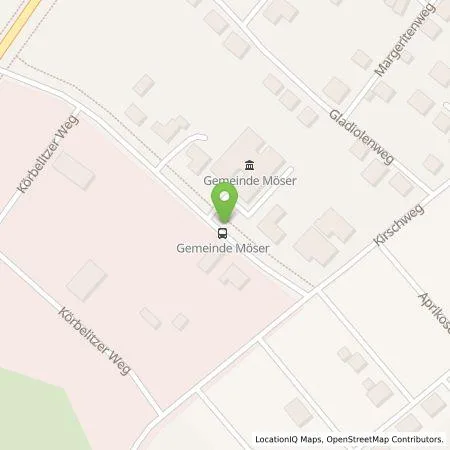 Standortübersicht der Tankstelle E.ON Drive GmbH in 39291 Möser