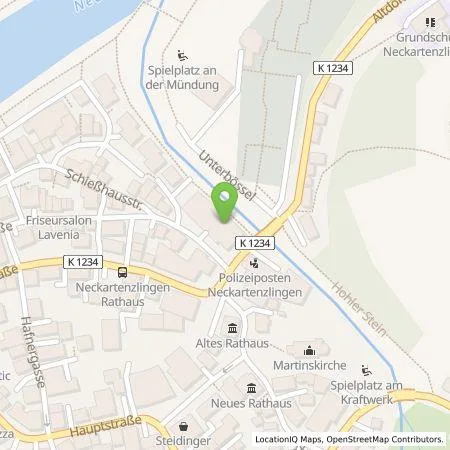 Standortübersicht der Tankstelle E.ON Drive GmbH in 72654 Neckartenzlingen