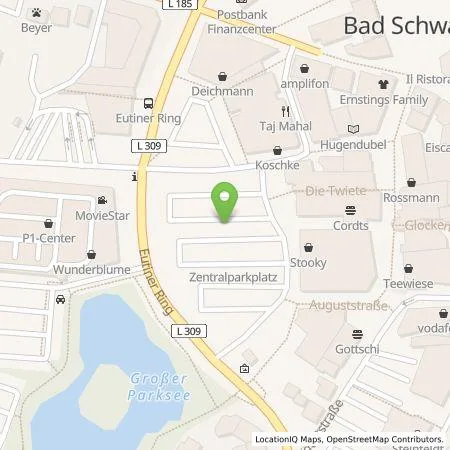 Standortübersicht der Tankstelle E.ON Drive GmbH in 23611 Bad Schwartau