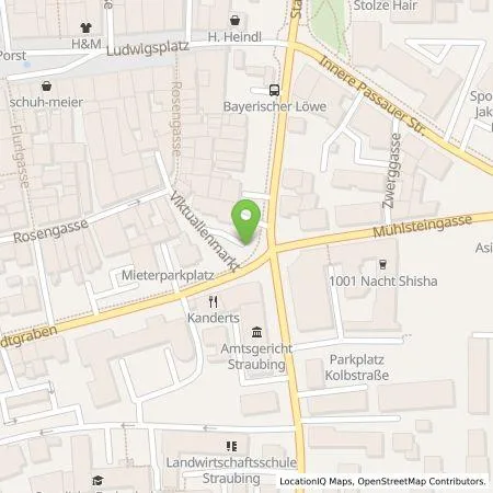 Standortübersicht der Tankstelle E.ON Drive GmbH in 94315 Straubing