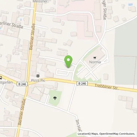 Standortübersicht der Tankstelle E.ON Drive GmbH in 14547 Beelitz