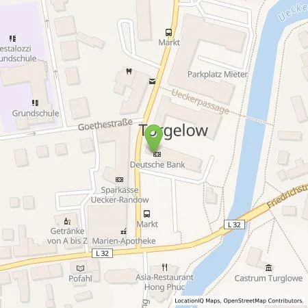 Standortübersicht der Tankstelle E.ON Drive GmbH in 17358 Torgelow