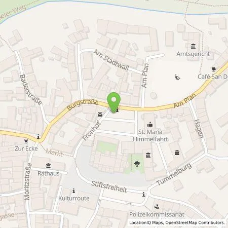 Standortübersicht der Tankstelle E.ON Drive GmbH in 37581 Bad Gandersheim