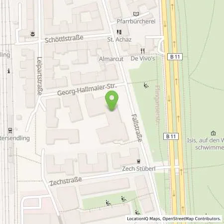 Standortübersicht der Tankstelle Kassenzahnärztliche Vereinigung Bayerns (KZVB) in 81369 München