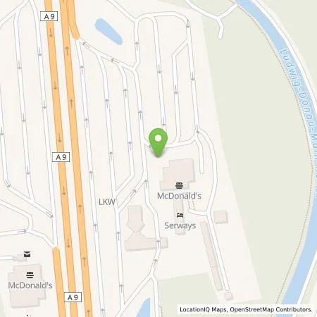 Standortübersicht der Tankstelle E.ON Drive GmbH in 90537 Feucht