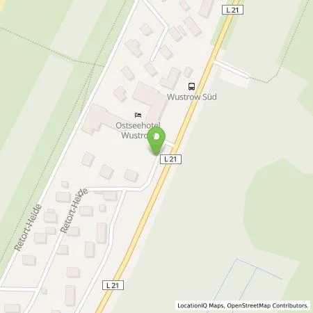 Standortübersicht der Tankstelle E.ON Drive GmbH in 18347 Ostseebad Wustrow