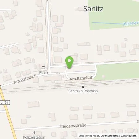 Standortübersicht der Tankstelle E.ON Drive GmbH in 18190 Sanitz