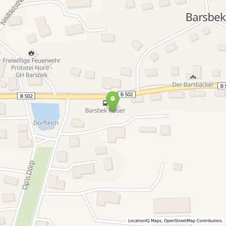 Standortübersicht der Tankstelle E.ON Drive GmbH in 24217 Barsbek