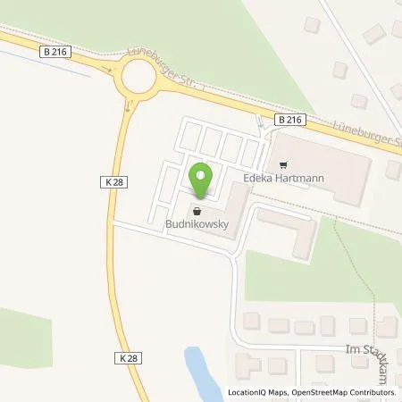 Standortübersicht der Tankstelle E.ON Drive GmbH in 21397 Barendorf