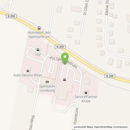 Standortübersicht der Tankstelle E.ON Drive GmbH in 21522 Hohnstorf/Elbe