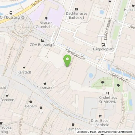 Standortübersicht der Tankstelle E.ON Drive GmbH in 95444 Bayreuth