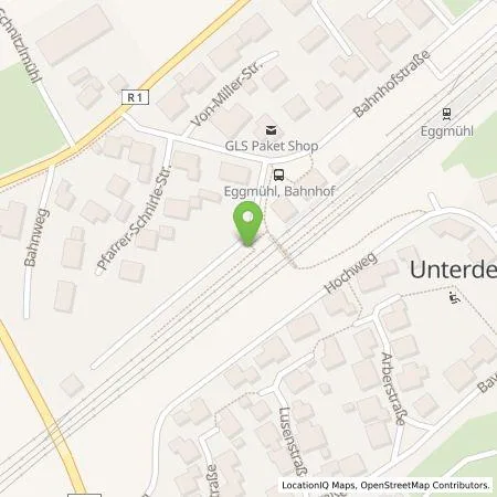 Standortübersicht der Tankstelle E.ON Drive GmbH in 84069 Eggmühl/SChierling