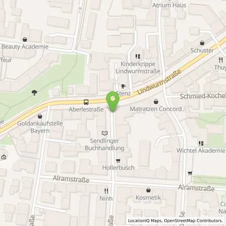 Standortübersicht der Tankstelle SWM Versorgungs GmbH in 81371 München