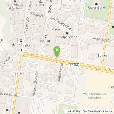 Standortübersicht der Tankstelle E.ON Drive GmbH in 89522 Heidenheim