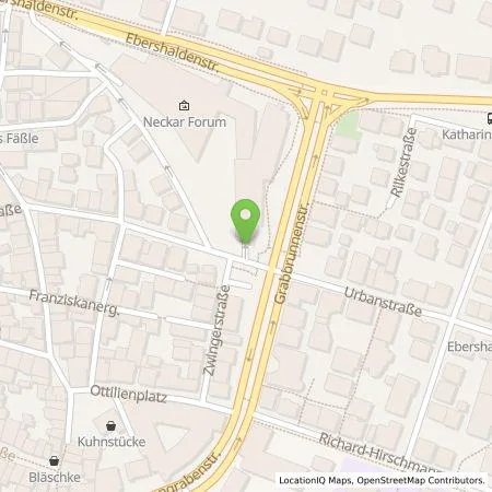 Standortübersicht der Tankstelle E.ON Drive GmbH in 73728 Esslingen