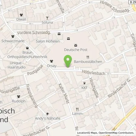 Standortübersicht der Tankstelle E.ON Drive GmbH in 73525 Schwäbisch Gmünd