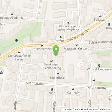 Standortübersicht der Tankstelle SWM Versorgungs GmbH in 81371 München