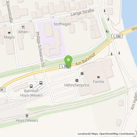 Standortübersicht der Tankstelle E.ON Drive GmbH in 27318 Hoya