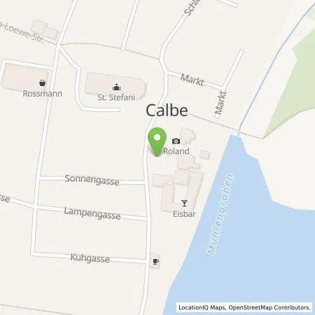 Standortübersicht der Tankstelle E.ON Drive GmbH in 39240 Calbe