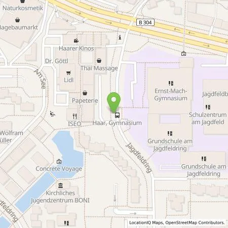 Standortübersicht der Tankstelle E.ON Drive GmbH in 85540 Haar