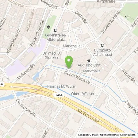 Standortübersicht der Tankstelle E.ON Drive GmbH in 72764 Reutlingen