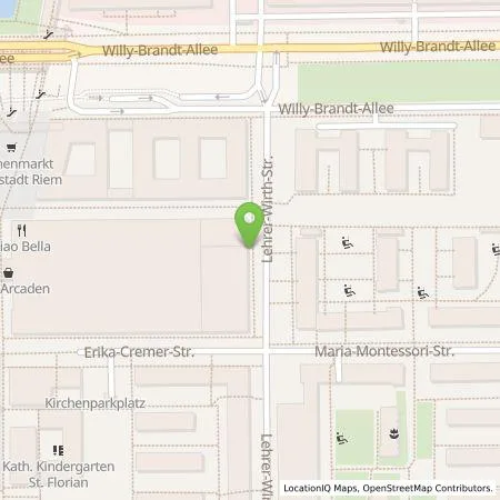 Standortübersicht der Tankstelle E.ON Drive GmbH in 81829 München