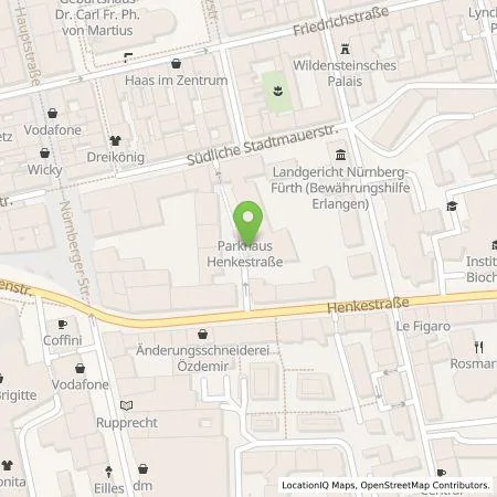 Standortübersicht der Tankstelle E.ON Drive GmbH in 91054 Erlangen