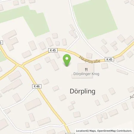 Standortübersicht der Tankstelle E.ON Drive GmbH in 25794 Dörpling