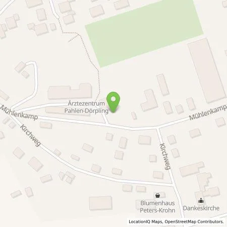 Standortübersicht der Tankstelle E.ON Drive GmbH in 25794 Pahlen