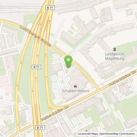 Standortübersicht der Tankstelle Schubert Motors GmbH in 39112 Magdeburg