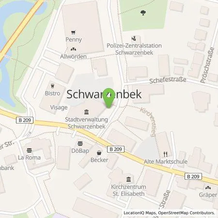 Standortübersicht der Tankstelle E.ON Drive GmbH in 21493 Schwarzenbek