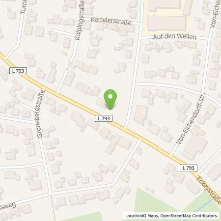 Standortübersicht der Tankstelle E.ON Drive GmbH in 59320 Ennigerloh-Ostenfelde