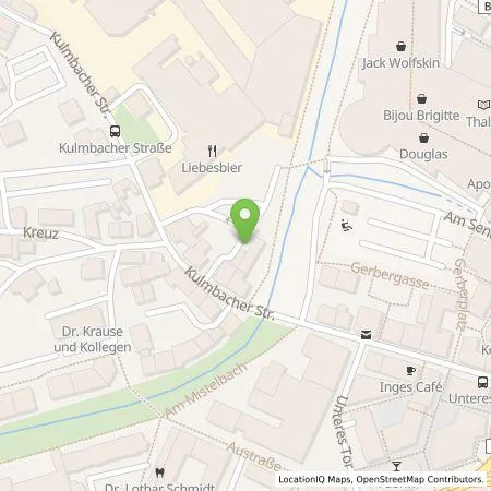 Standortübersicht der Tankstelle E.ON Drive GmbH in 95445 Bayreuth