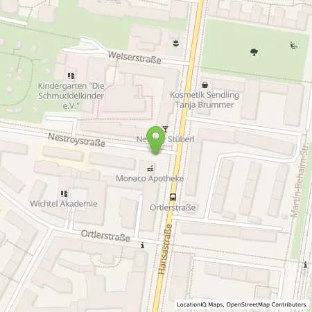 Standortübersicht der Tankstelle SWM Versorgungs GmbH in 81373 München