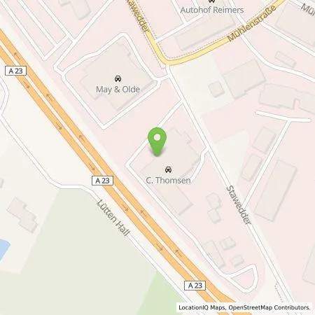 Standortübersicht der Tankstelle E.ON Drive GmbH in 25469 Halstenbek